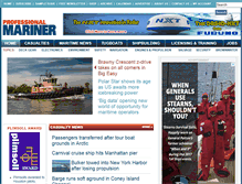 Tablet Screenshot of professionalmariner.com